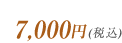 7,000円(税込)
